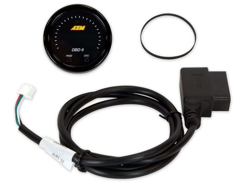 AEM Electronics X-Series OBDII Digital Datastream Gauge Black Bezel & Black Face plate 30-0311 Photo - out of package