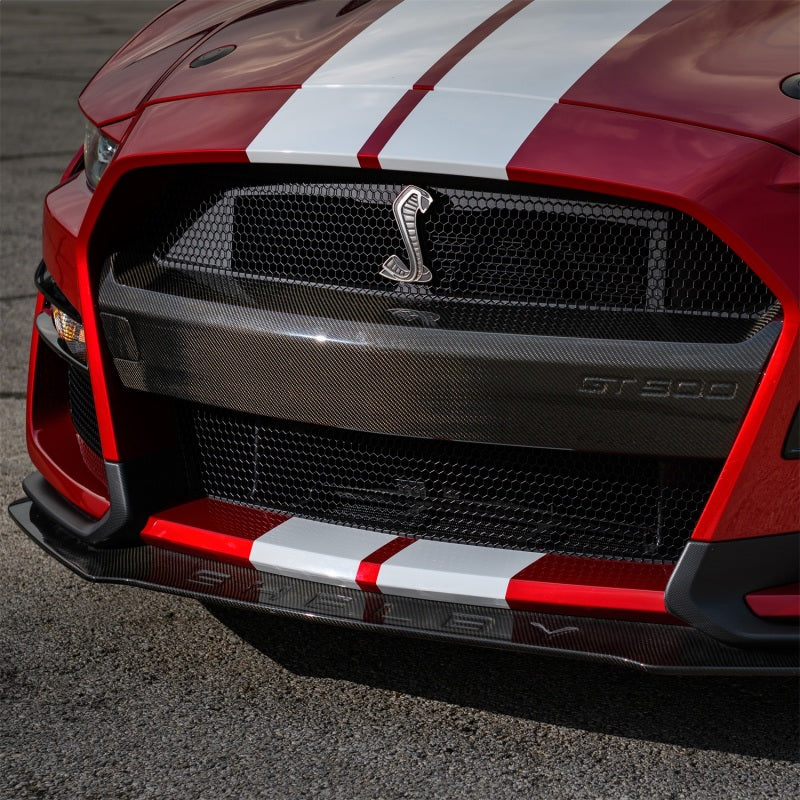 Ford Racing 20-21 Mustang GT500 Carbon Fiber Bumper Insert M-17750-MCF M-17750-MCF Photo - Mounted