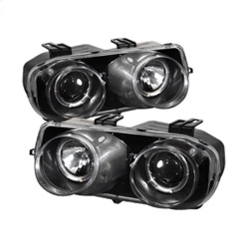 Spyder Acura Integra 94-97 Projector Headlights LED Halo -Black High H1 Low 9006 PRO-YD-AI94-HL-BK 5008671 5008671 Photo - Primary