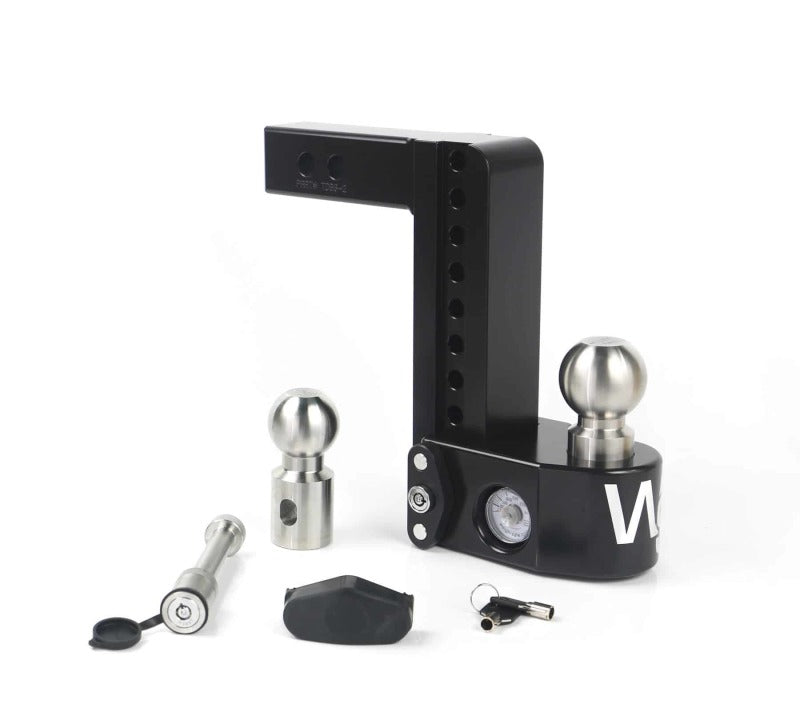 Weigh Safe 8in Drop Hitch w/Built-in Scale & 2in Shank (8K/12.5K GTWR) w/WS05 - Black Cerakote WS8-2-KA-CER-BLA WS8-2-KA-CER-BLA User 1