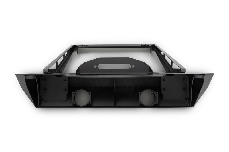 DV8 Offroad 07-23 Jeep Wrangler/Gladiator JT/JK/JL FS-25 Stubby Front Bumper w/Plated Bull Bar FBJL-06 FBJL-06 Photo - Unmounted