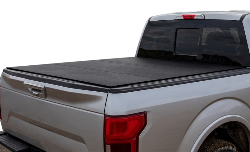 Access LOMAX Folding Hard Cover 16+ Nissan Titan/ XD 6ft 6in Box Black Urethane B3030029 B3030029 Photo - Primary