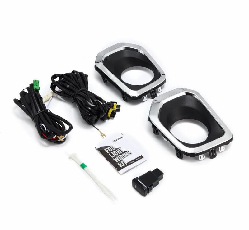 AlphaRex 16-22 Toyota Tacoma Bezel & Wiring Kit (Does Not Include Fog Lights) 211006 211006 Photo - Primary