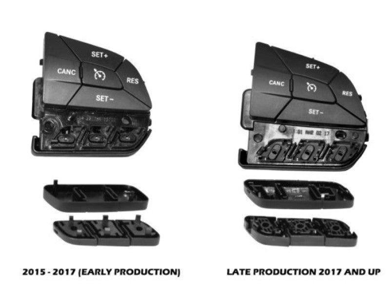 Tazer 17-21 Dodge Challenger/Charger/Durango/17-21 Jeep Grand Cherokee Aux Buttons - Type B Z_AUX_B Z_AUX_B User 1