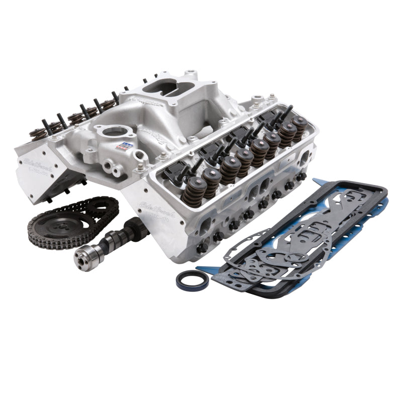 Edelbrock Total Power Package Top-End Kit Includes Cylinder Heads, Cam I 435HP 2097 Photo - Primary