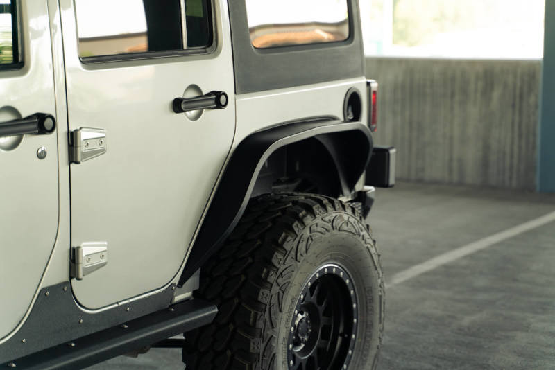 DV8 Offroad 07-18 Jeep Wrangler JK Slim Fender Flares FDJK-07 FDJK-07 Photo - Unmounted