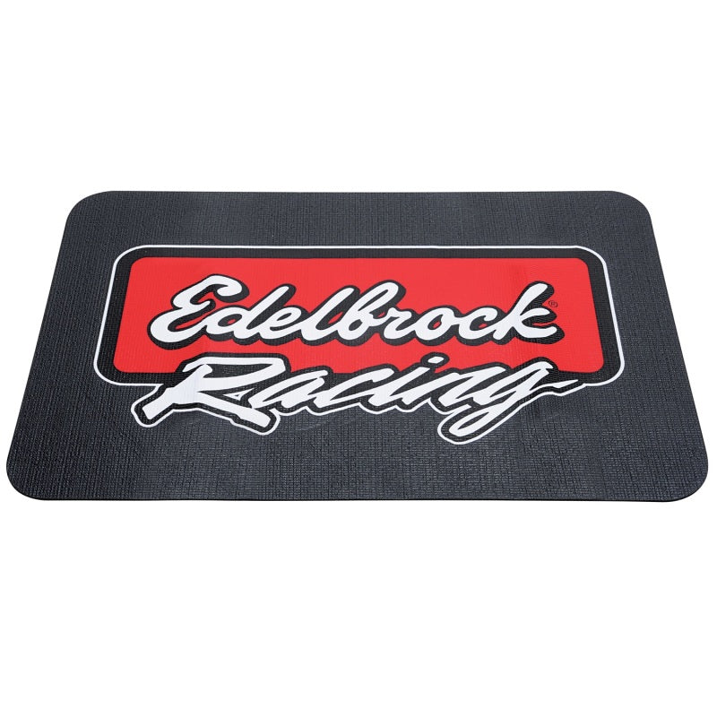Edelbrock Racing Fender Cover - PVC Foam Mat - 2 Color Printed Edelbrock Racing Logo 2324 2324 Photo - Primary