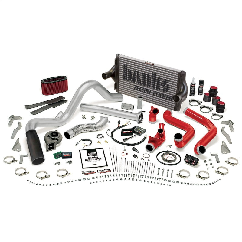 Banks Power 95.5-97 Ford 7.3L Auto PowerPack System - SS Single Exhaust w/ Black Tip 48561-B 48561-B Photo - Primary