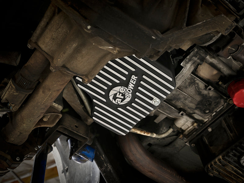 aFe Pro Series Deep Engine Oil Pan 11-16 GM Duramax V8-6.6L (td) 46-70342 46-70342 Photo - Mounted