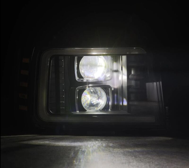 AlphaRex 92-96 Ford F-Series/Bronco LUXX-Series Proj Headlights Blk w/Actv Light SeqSig & SBDRL 880268 880268 User 4