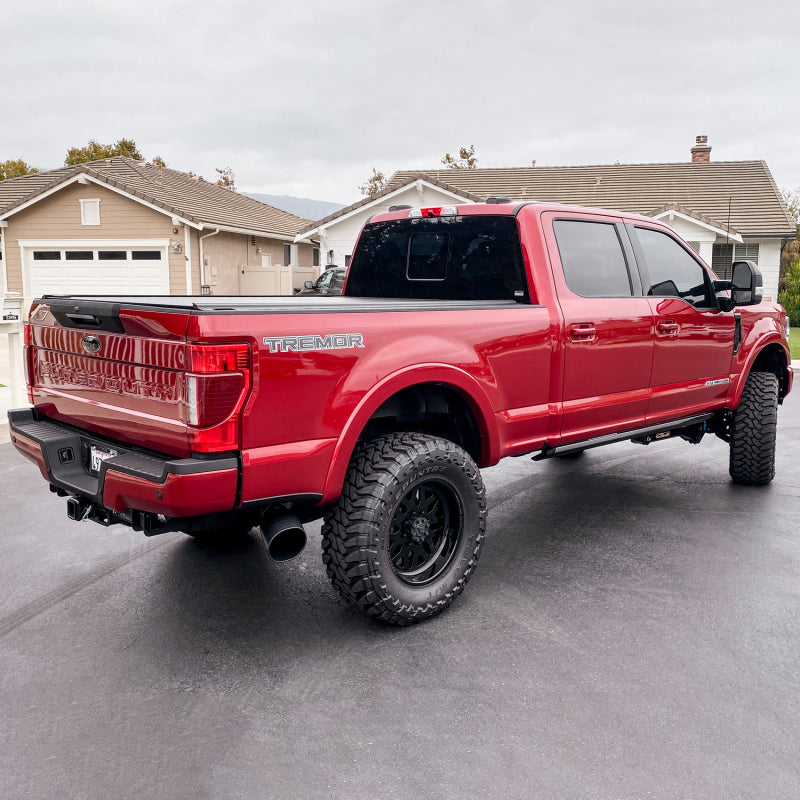Banks Power 2017 Ford 6.7L 5in Monster Exhaust System - Single Exhaust w/ Black Tip 49795-B 49795-B Photo - lifestyle view