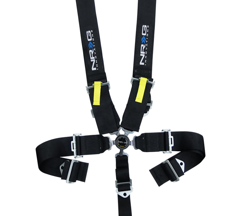 NRG Sfi 16.1 5pt 3 inch Seat Belt Harness / Cam Lock - Black SBH-RS5PCBK Photo - Primary