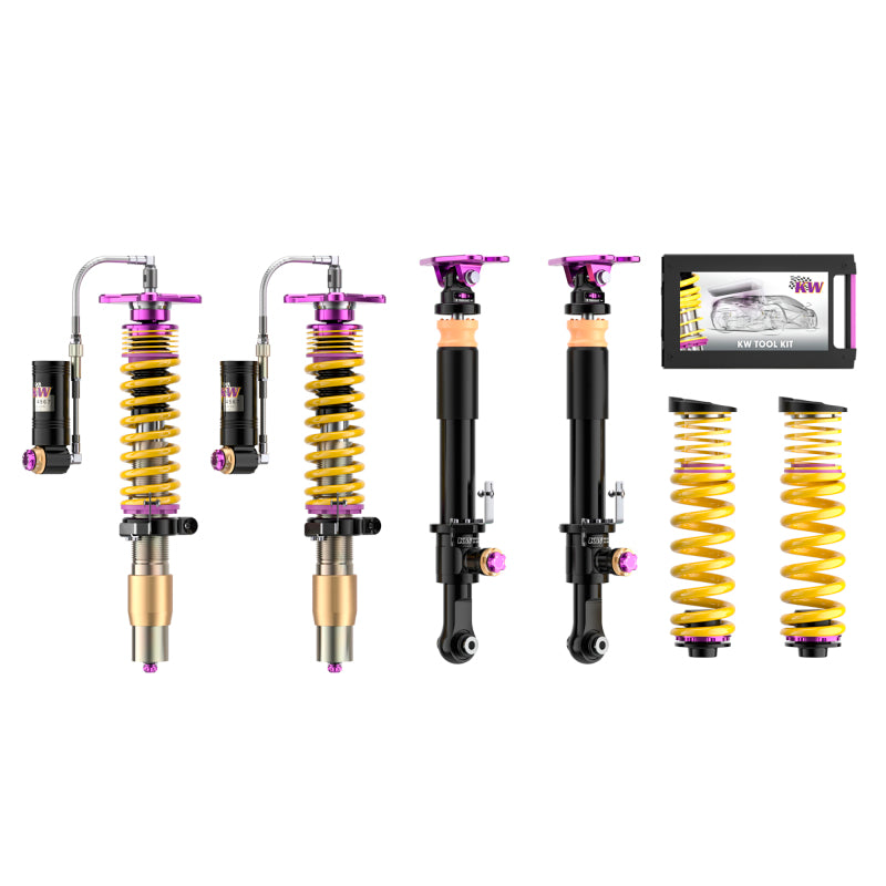 KW 2021+ BMW M3 (G80) Sedan 2WD / M4 (G82) Coupe 2WD (Incl. Comp) V4 Clubsport Coilover Kit 3-Way 397202EB 397202EB Photo - Primary
