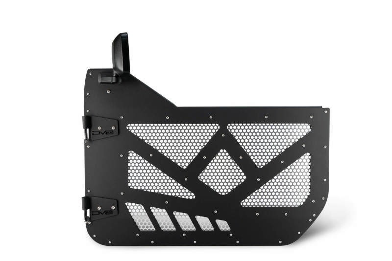 DV8 Offroad DV8 18-22 Jeep 4 Door JL/JT Aluminum Half Doors with Perforated Mesh Front HDJL-01F HDJL-01F Photo - Unmounted