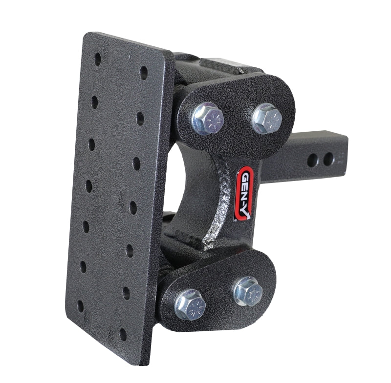 GEN-Y Hitch Gen-Y The Boss Torsion-Flex Pintle Plate 2in Shank 5.5in Drop 1700lb TW 16K Hitch GH-1201 GH-1201 Photo - Primary