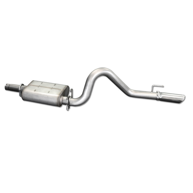 JBA 87-96 Jeep Wrangler YJ 2.5L/4.0L/4.2L 304SS Single Rear Exit Cat-Back Exhaust 30-1502 30-1502 Photo - Unmounted