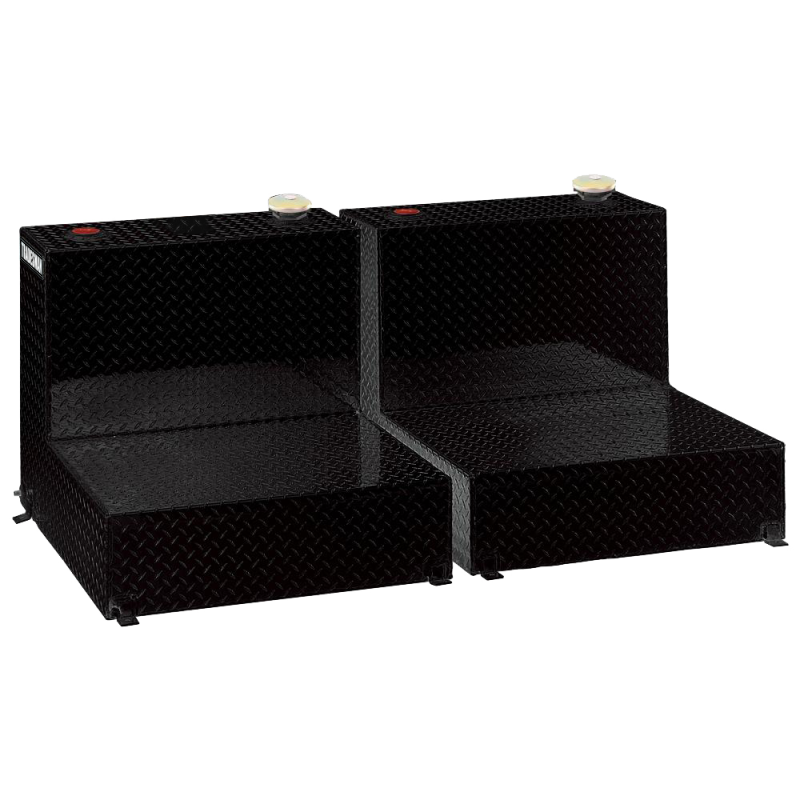 Tradesman Aluminum Twin L-Shape Liquid Storage Tank (96 Gallon Capacity) - Black 73296 73296 User 1