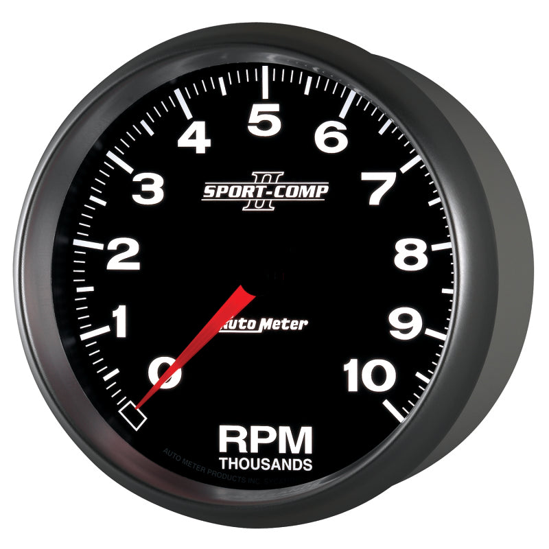Autometer Gauge, Tachometer, 5", 10k RPM, In-Dash, Sport-Comp II 3698 User 3