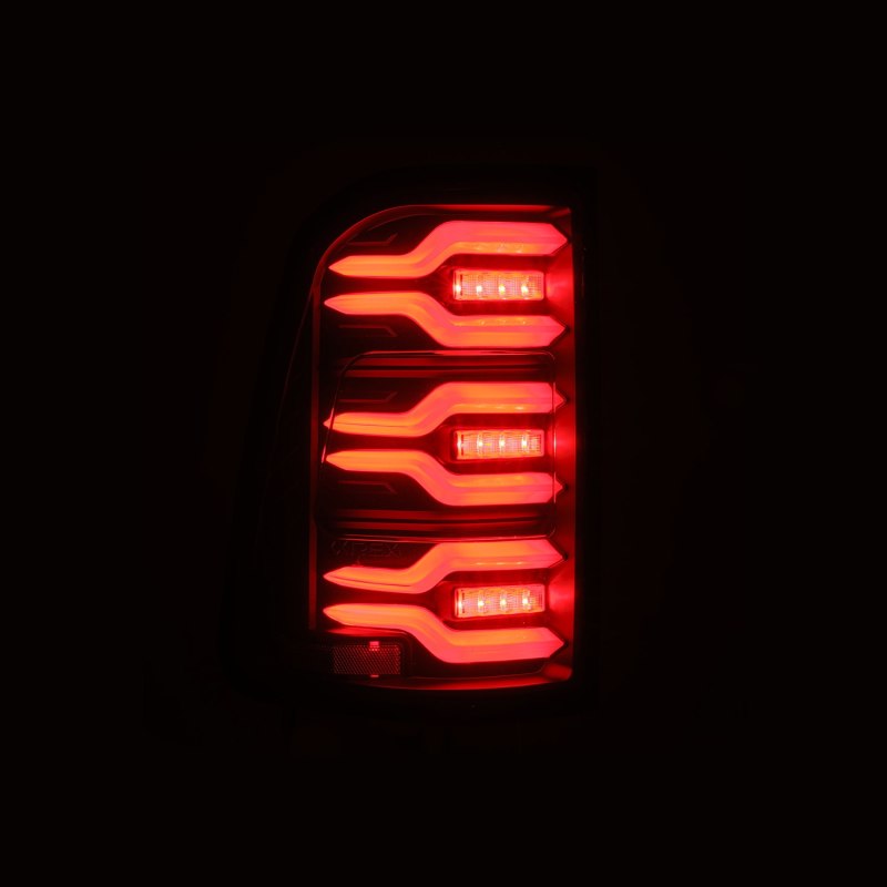 AlphaRex 19-21 Dodge Ram 1500 Luxx-Series LED Tail Lights Black w/Activ Light/Seq Signal 640040 640040 User 3