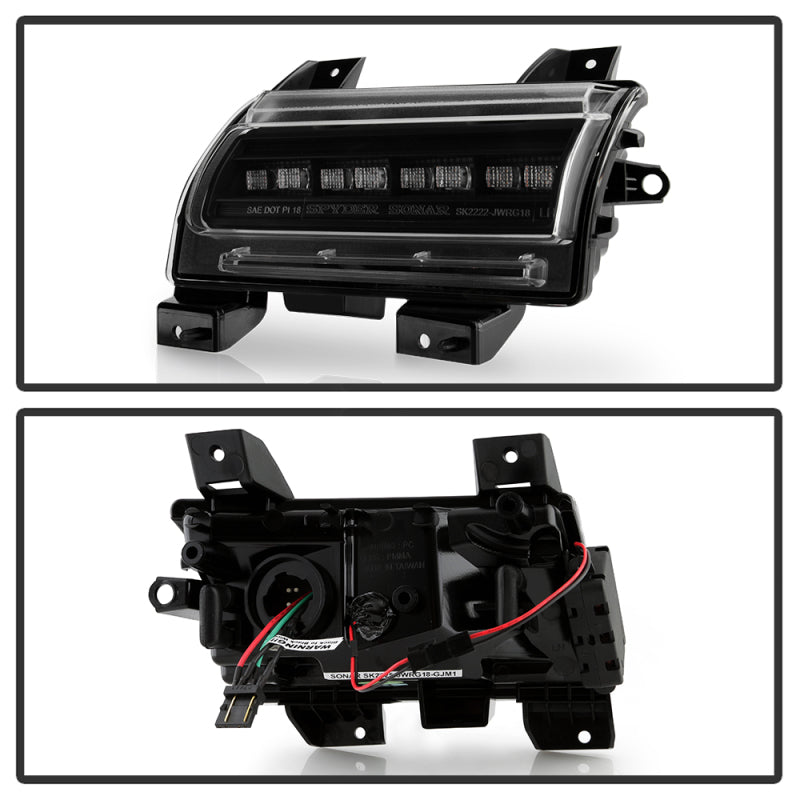 SPYDER 18-20 Jeep Wrangler Front Fender LED Lights - Black (CCL-YD-JW18-SEQ-BK) 5088543 5088543 User 1