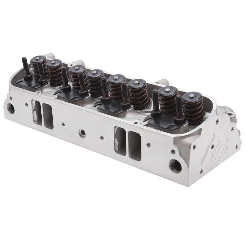 Edelbrock Cylinder Head, Pontiac, Performer D-Port, 72CC Chambers, for Hydraulic 61595 Photo - out of package