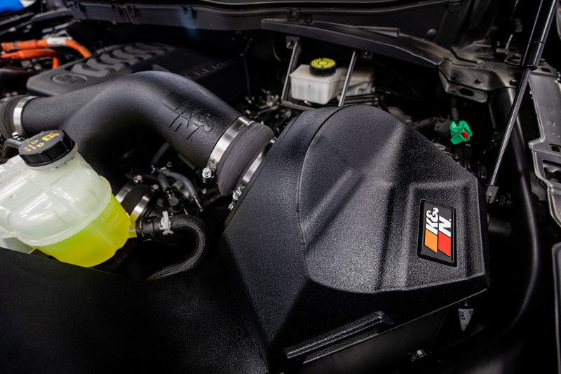 K&N Engineering K&N 2021+ Ford F150 V6-3.5L/2.7L F/I Aircharger Performance Intake 63-2617 63-2617 Photo - Mounted
