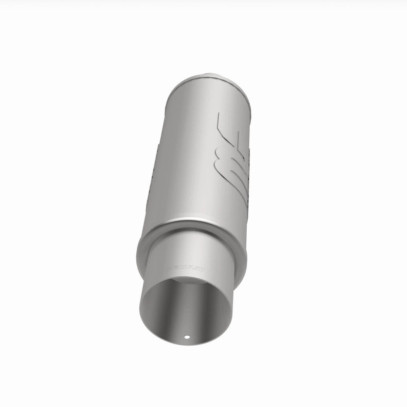 MagnaFlow 5" Round Center/Center Performance Muffler With Tip 14857 360 Degree Image Set