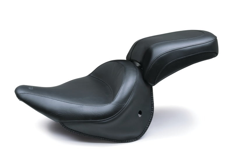 Mustang Motorcycle Mustang 05-17 Harley Deluxe (With Standard Rack) Wide Touring Passenger Seat - Black 76236 76236 Photo - Primary