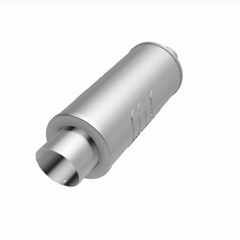 MagnaFlow 6" Round Center/Center Performance Muffler With Tip 14821 360 Degree Image Set
