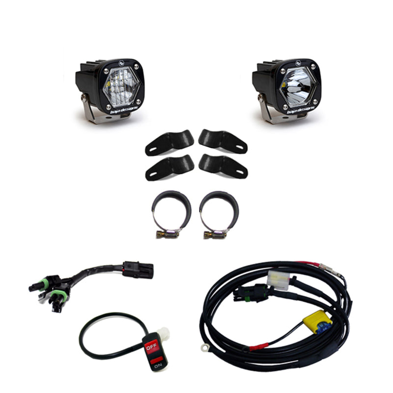Baja Designs Moto S1 Auxiliary Light Kit Clear 507097 User 1
