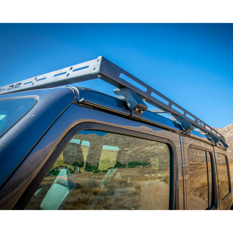 DV8 Offroad 18-21 Jeep Wrangler JL 4-Door Roof Rack RRJL-01 RRJL-01 Photo - Mounted