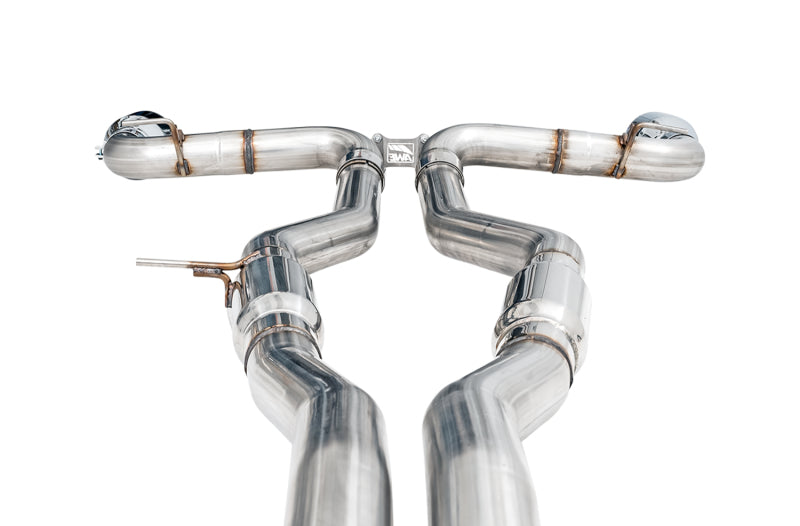 AWE 2020 Toyota Supra A90 Track Edition Exhaust - 5in Chrome Silver Tips 3015-32116 3015-32116 Photo - out of package