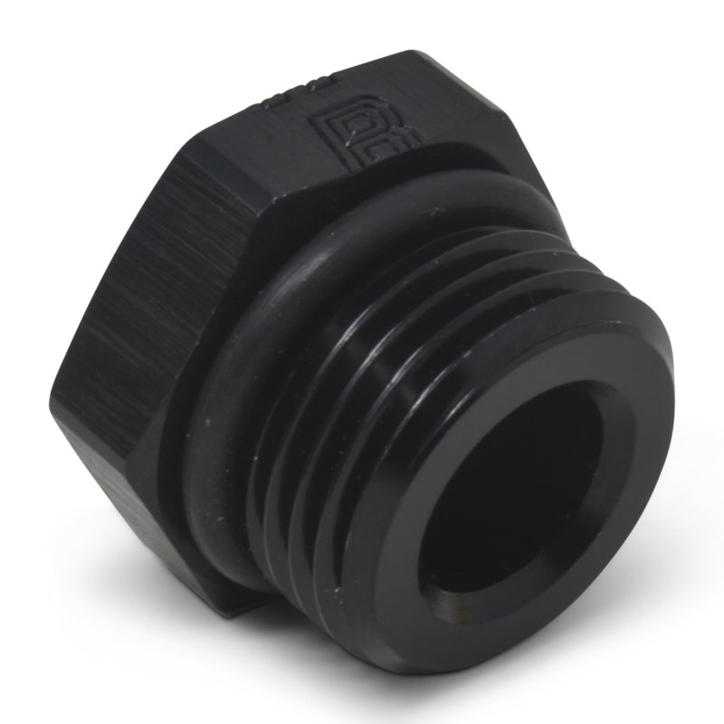 Russell -3 AN Straight Thread Plug Adapter (Black Finish) 660273 Photo - out of package