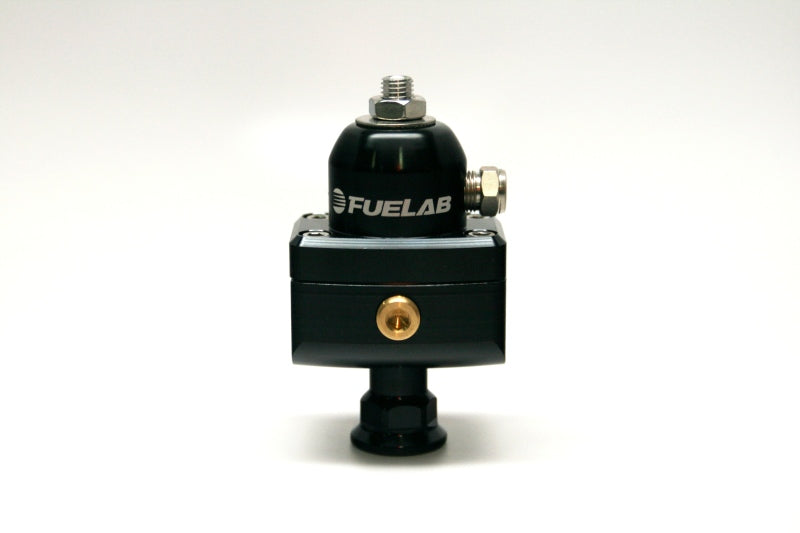 Fuelab 575 Carb Adjustable Mini FPR Blocking 4-12 PSI (1) -6AN In (2) -6AN Out - Black 57501-1 57501-1 Photo - Primary