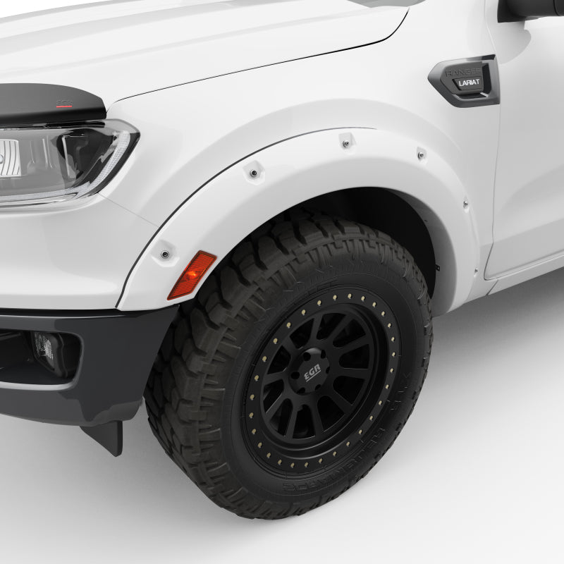 EGR 19-22 Ford Ranger Painted To Code Oxford Traditional Bolt-On Look Fender Flares White Set Of 4 793554-YZ 793554-YZ User 1