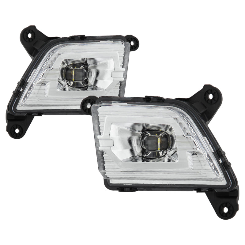 Spyder 19-20 Chevy Silverado 1500 OEM Style Full LED Fog Light w/Switch - Clear (Wont Fit RPO U12) 5086983 5086983 Photo - Primary