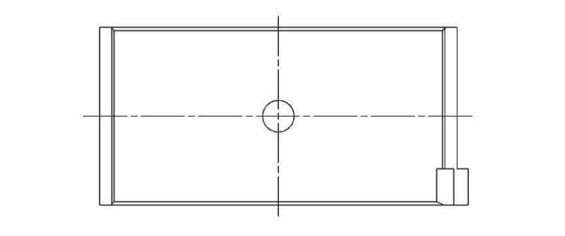ACL BMC Mini Inline 4 (997cc, 998cc) Standard Size High Performance Rod Bearing Set 4B2201H-STD 4B2201H-STD Technical Drawing