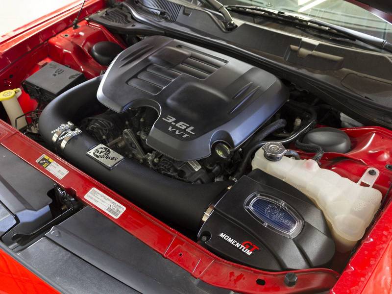 aFe Momentum GT Pro 5R Cold Air Intake System - Dodge Challenger/Charger 1 54-72201 Photo - Mounted