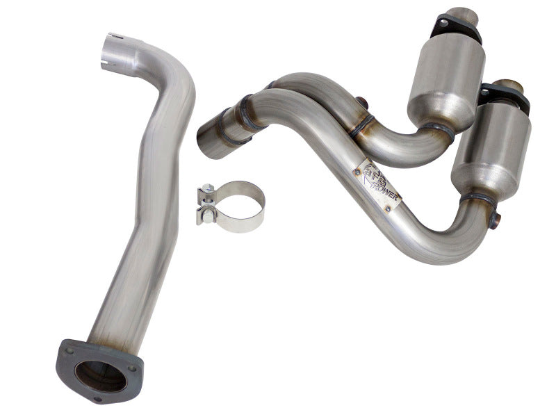 aFe Catalytic Converter Replacements Rear - Jeep Wrangler (TJ) - 00-03 47-48001 Photo - Unmounted