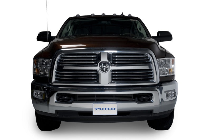 Putco 11-19 Ram HD - Stainless Steel - Bar Style Bumper Grille (BLACK) Bumper Grille Inserts 87175 87175 Photo - Mounted
