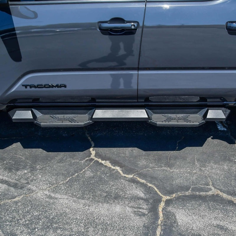 Westin/HDX 2024+ Toyota Tacoma Double Cab Xtreme Nerf Step Bars - Textured Black 56-22785 56-22785 Photo - Mounted