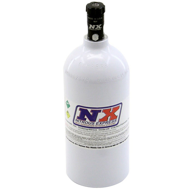 Nitrous Express 2.5 LB Bottle (W/ Motorcycle Valve) (4.38 DIA. X 12.37 Tall) 11025 Photo - Primary