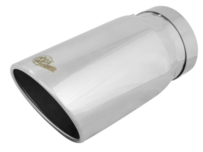 aFe MACH Force-Xp 5in 304 Stainless Steel Exhaust Tip: 5 In x 6 Out x 12L 49T50604-P12 Photo - Primary