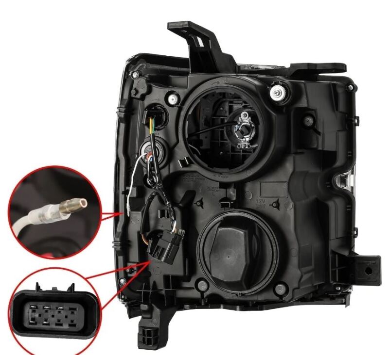 AlphaRex 15-19 Chevy Silverado 2500/3500 LUXX-Series Proj. Headlights Chrome w/Actv SeqSig & DRL 880099 880099 User 1
