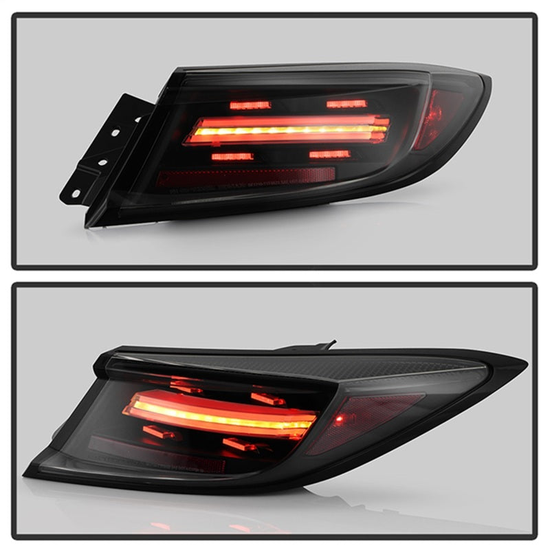 SPYDER Apex 22-24 Toyota GR86/BRZ Full LED Tail Lights - Black (ALT-YD-TGR8622-SEQGR-BK) 5088918 5088918 Photo - Unmounted