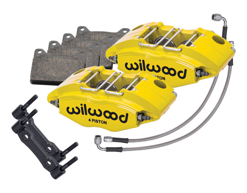 Wilwood 69-74 Porsche 911 Front Powerlite Caliper Kit 3in MT - Yellow 140-17019-Y 140-17019-Y User 1