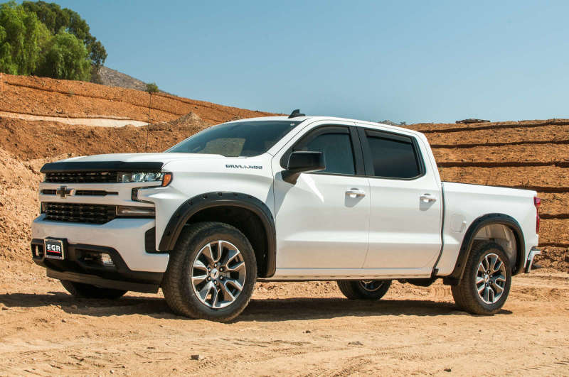 EGR 2019 Chevy 1500 Crew Cab In-Channel Window Visors - Matte 571695 571695 Photo - Mounted