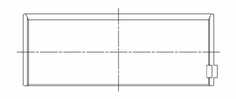 ACL Chry. Prod. V8 318-340-360 Race Series Engine Connecting Rod Bearing Set 1B481H-01 1B481H-01 Technical Drawing