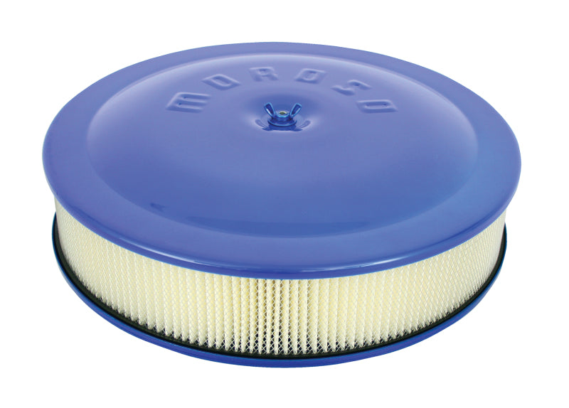 Moroso A/C, 14" X 3", Blue PC, Alum 65906 Photo - Primary