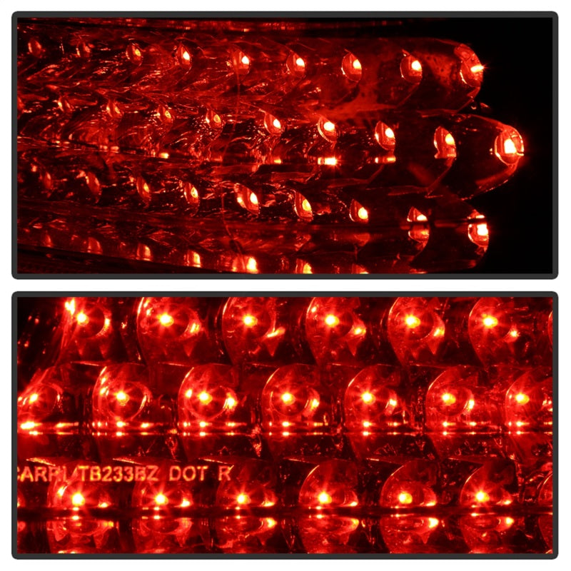 SPYDER Xtune Mercedes Benz W210 E-Class 96-02 LED Tail Lights Red Clear ALT-CL-MBW210-LED-RC 5020642 5020642 Photo - Unmounted